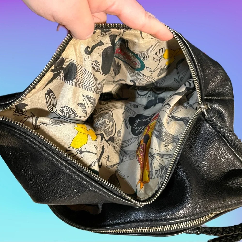 THE SAK | Black Pebbled Leather Hobo Shoulder Bag - Picture 5 of 8